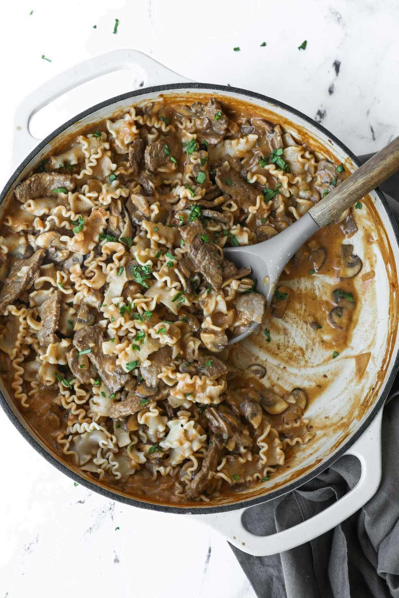 Minute Creamy Beef And Mushroom Skillet Real Simple Good