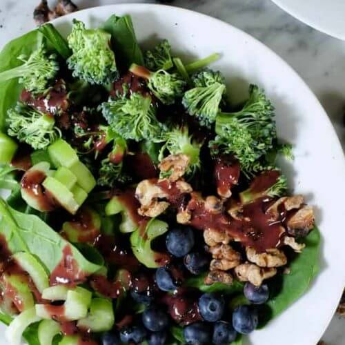 Spinach Blueberry Salad Paleo Whole30 Real Simple Good