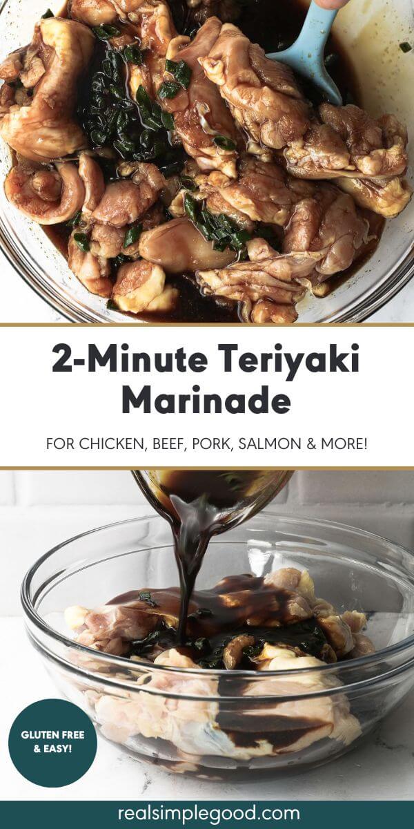 2-Minute Teriyaki Marinade for Chicken, Salmon, Steak and more!