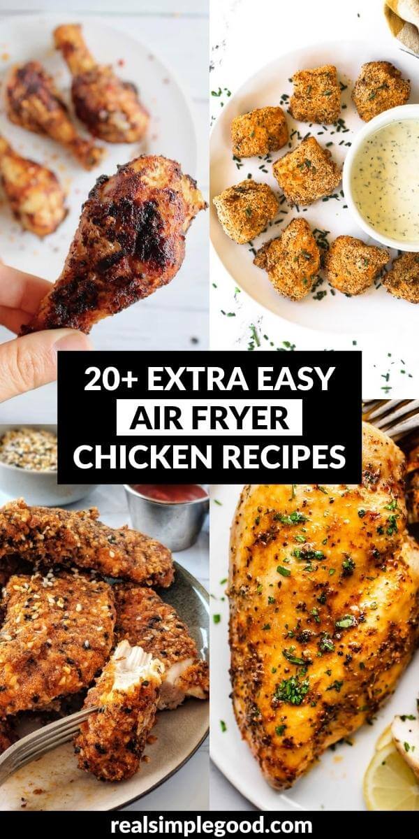 30 Air fryer chicken dinner recipes - Chef Lola's Kitchen