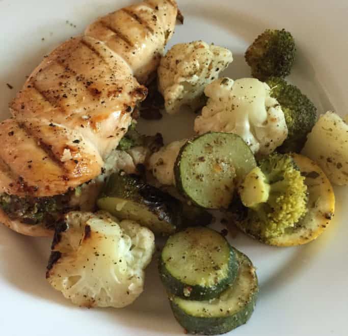 stuffed grilled whole chicken