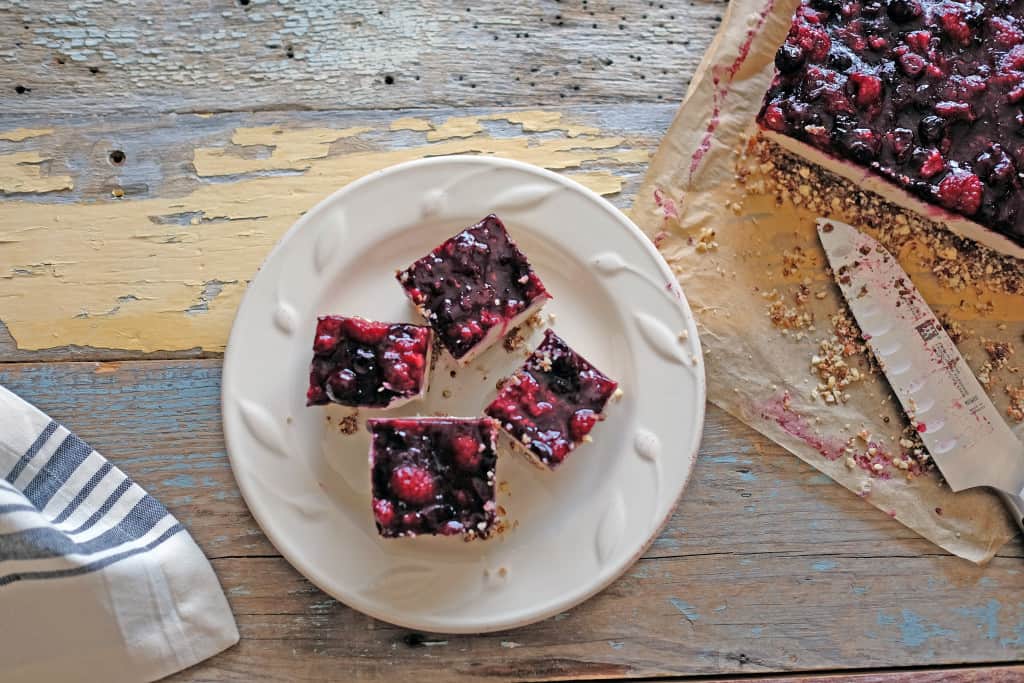 Berry lemon bars