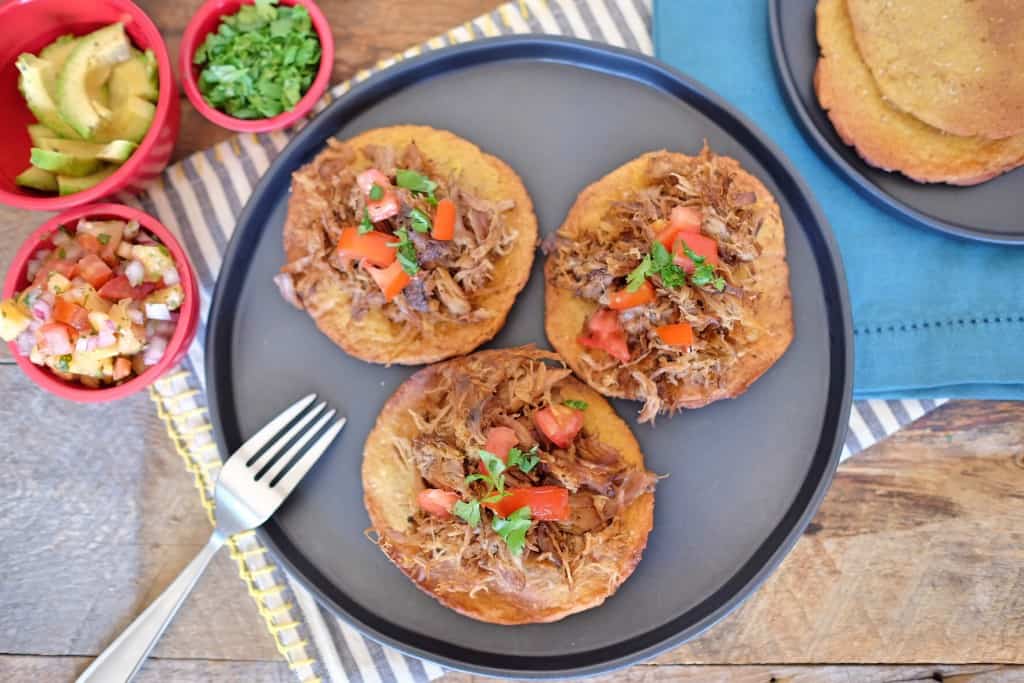 Plantain tostadas