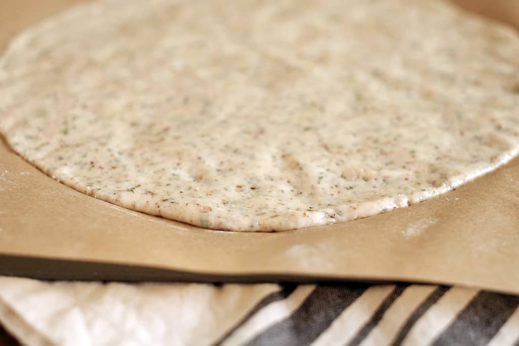 Paleo pizza crust four