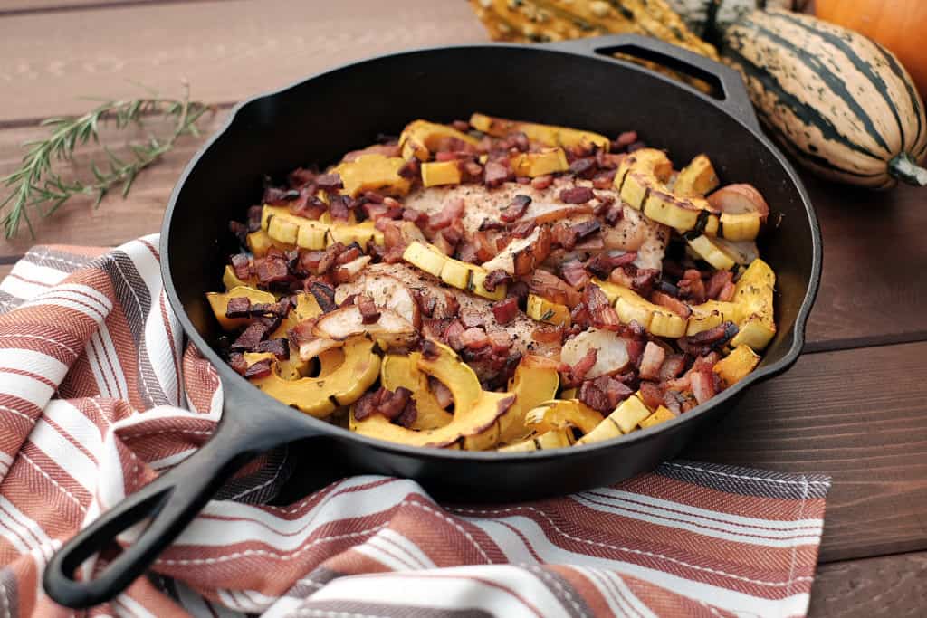 Pear and Squash Chicken Skillet two