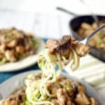 Teriyaki Chicken Zoodles Bowl  Paleo   Whole30  - 25