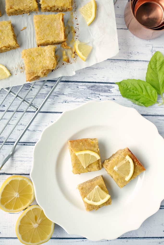 Paleo lemon bars three