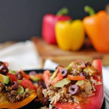 Taco Stuffed Bell Peppers  Whole30   Keto  - 39