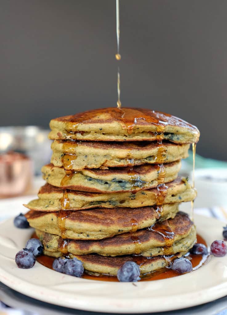 Paleo blueberry pancakes