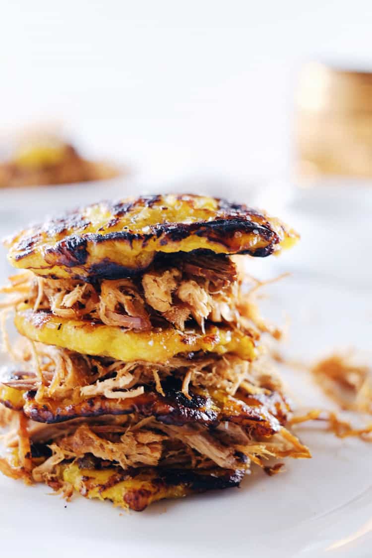 Smashed Plantain Pulled Pork Sliders  Paleo  Whole30   GF  - 25