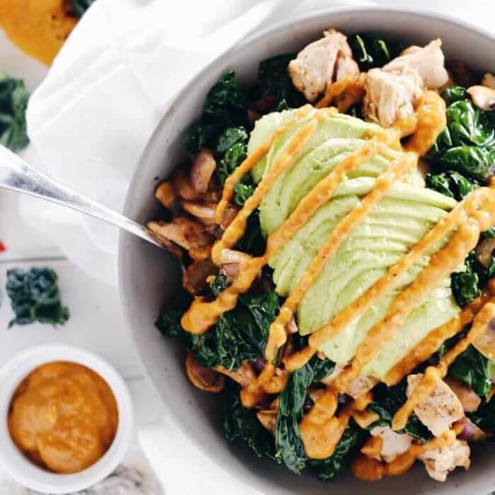 Paleo Chicken Bowl (Whole30, GF + Dairy-Free) - Real Simple Good