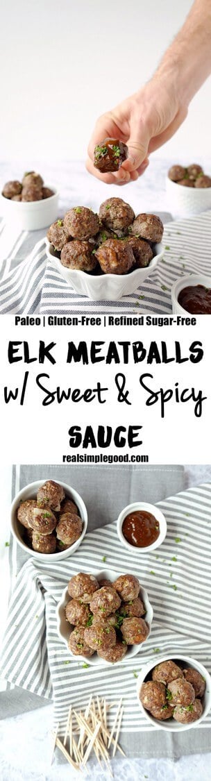 Elk Meatballs with Sweet   Spicy Sauce - 74