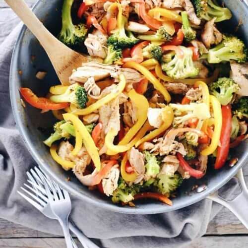 Leftover Turkey Stirfry (Paleo, Whole30 + Keto) Real Simple Good