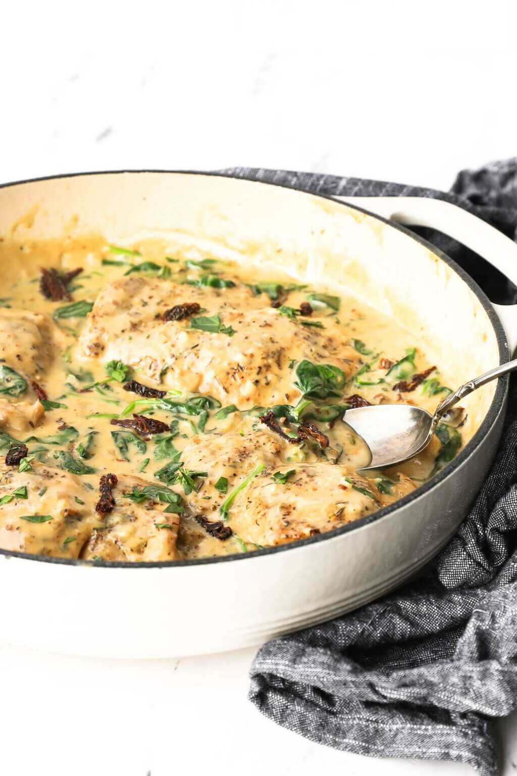 25-Minute Creamy Tuscan Chicken (No Dairy) - Real Simple Good