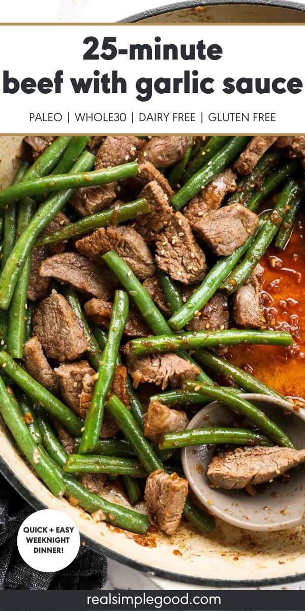 25-Minute Beef With Garlic Sauce