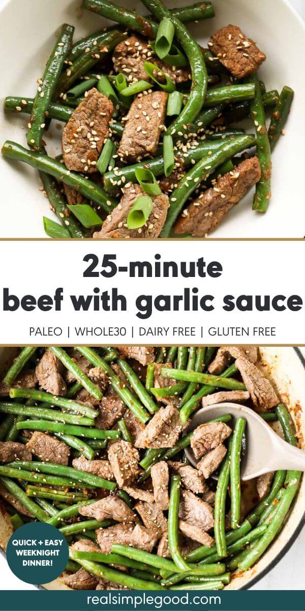 25-Minute Beef With Garlic Sauce