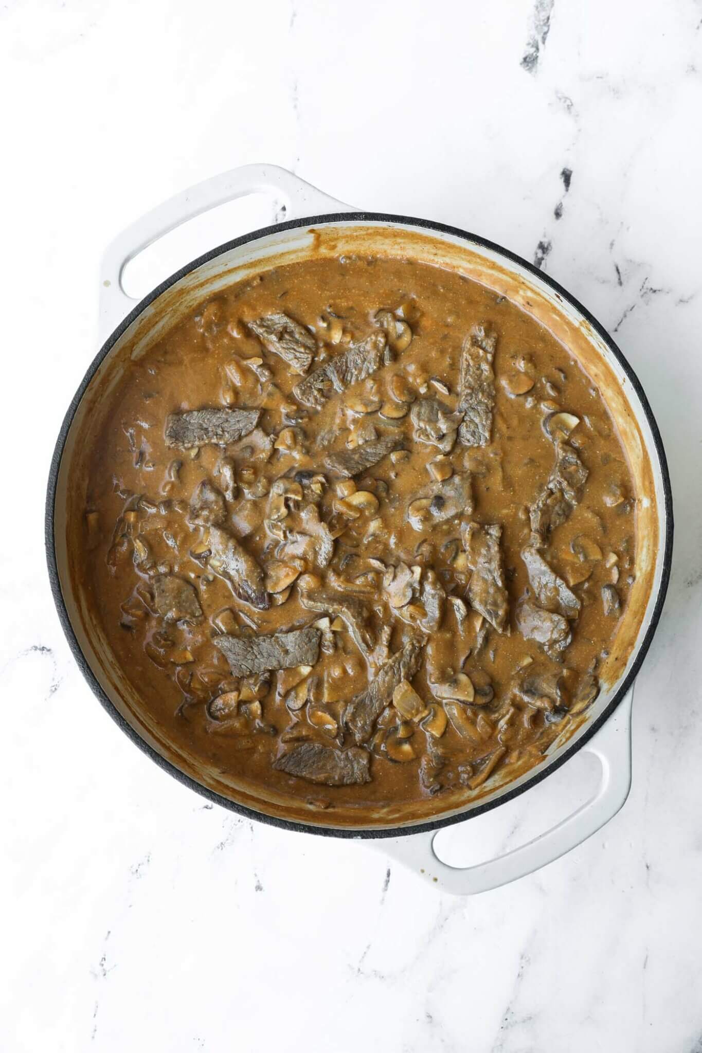 30-Minute Creamy Beef and Mushroom Skillet - Real Simple Good