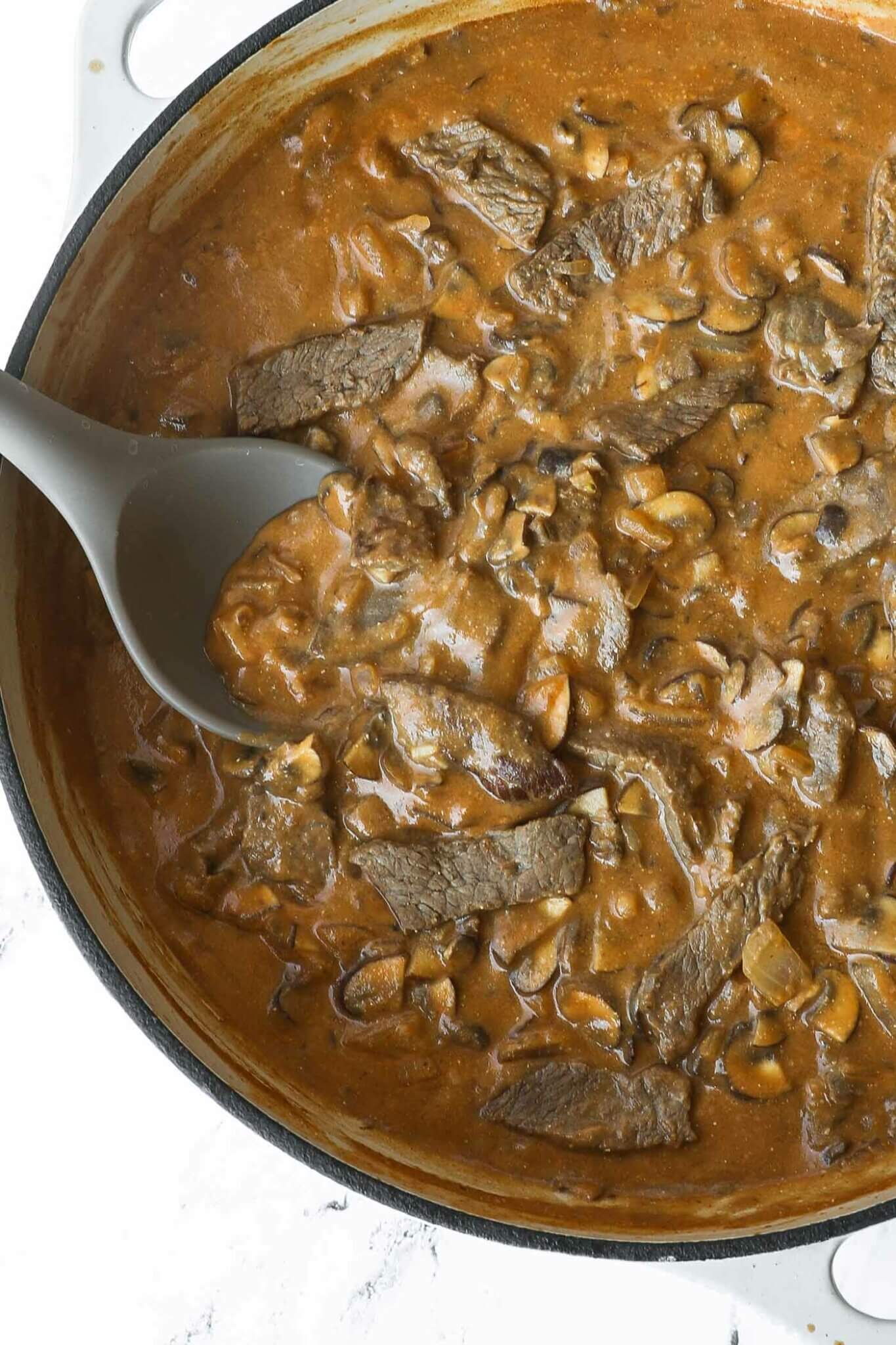 30-Minute Creamy Beef and Mushroom Skillet - Real Simple Good