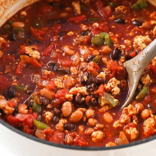 30Minute Ground Chicken Chili Real Simple Good