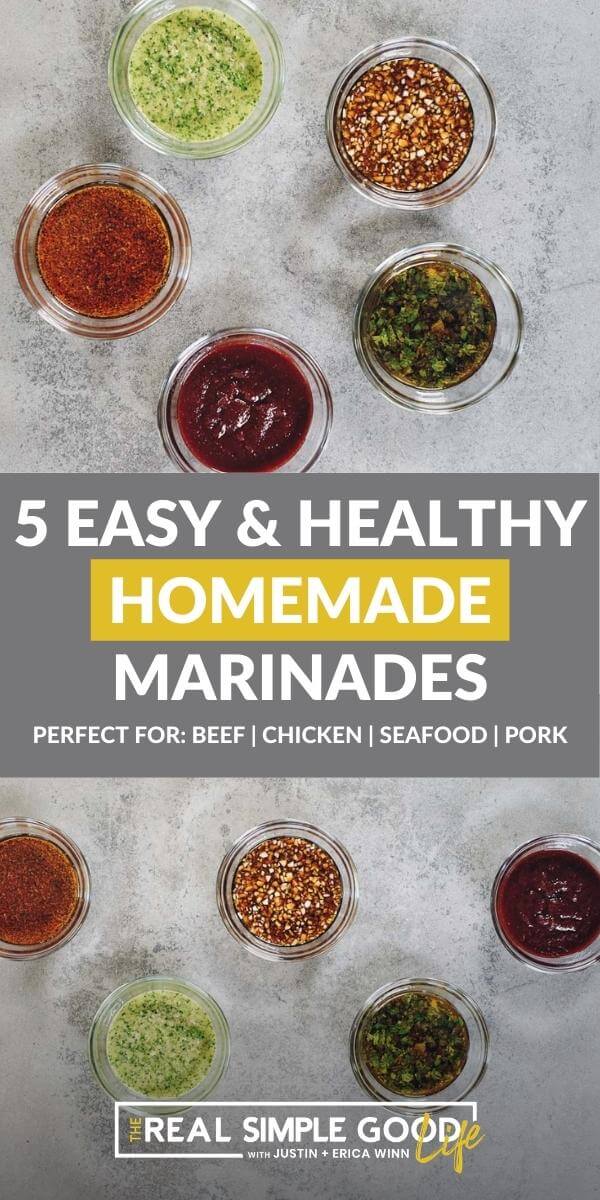 5 Easy & Healthy Homemade Marinades