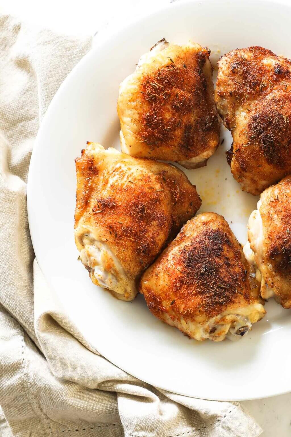 5-Ingredient (Super-Easy!) Oven Baked Bone-In Chicken Thighs - Real ...