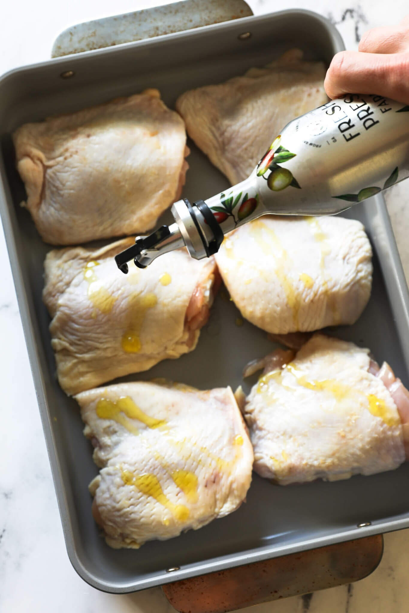 5-Ingredient (Super-Easy!) Oven Baked Bone-In Chicken Thighs - Real