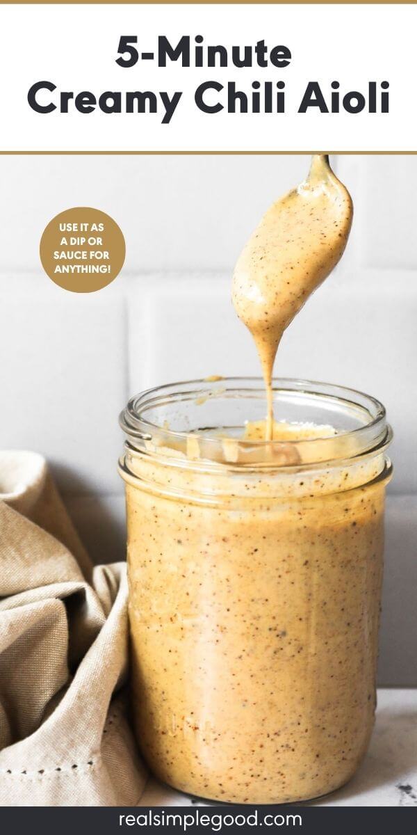 5-Minute Creamy Chili Aioli