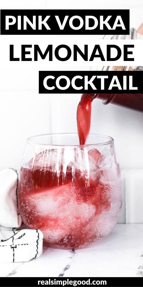 5-Minute Pink Vodka Lemonade Cocktail - Real Simple Good