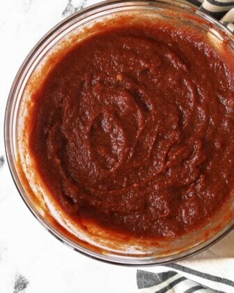 Chipotle bbq sauce in a bowl