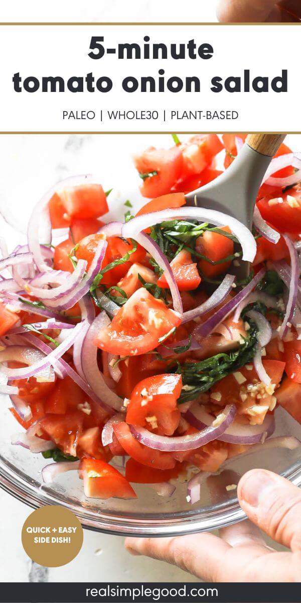 5-Minute Tomato and Onion Salad