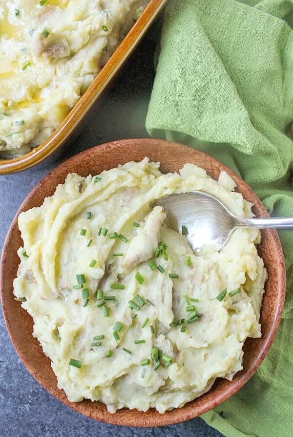 Whole30 mashed potatoes in a bowl