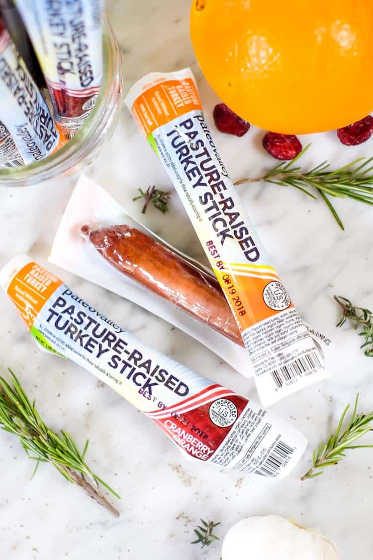 Whether you are following the Autoimmune Protocol (AIP) diet or just looking for clean, healthy snack ideas, these healthy turkey sticks are a solid option! We love Paleovalley, and we were very excited to see that they are venturing into AIP snacks with their latest line of AIP compliant Pasture-Raised Turkey Sticks. #paleo #aip #autoimmuneprotocol #aipsnacks | realsimplegood.com