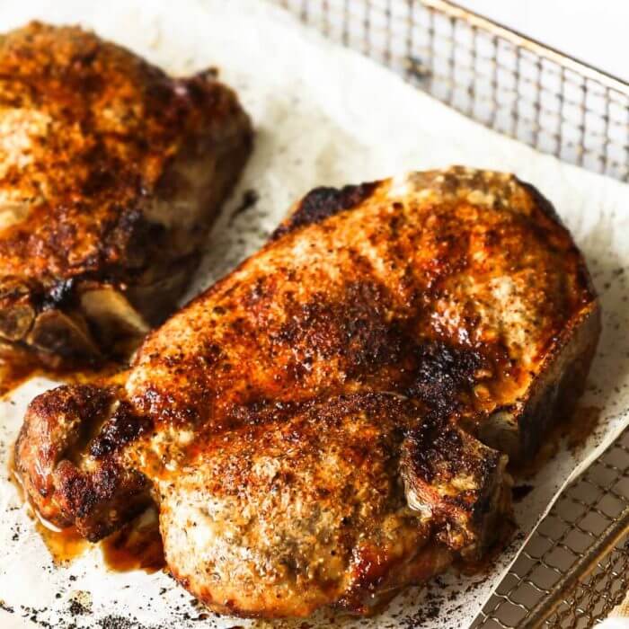 bone in pork chops in air fryer