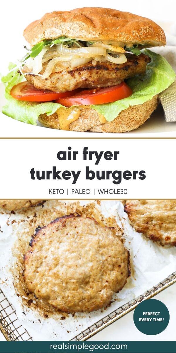 Air Fryer Turkey Burgers (Perfect Every Time!)