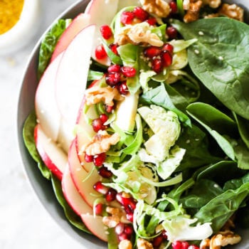 Apple Walnut Spinach Salad  GF  Dairy Free   Refined Sugar Free  - 27