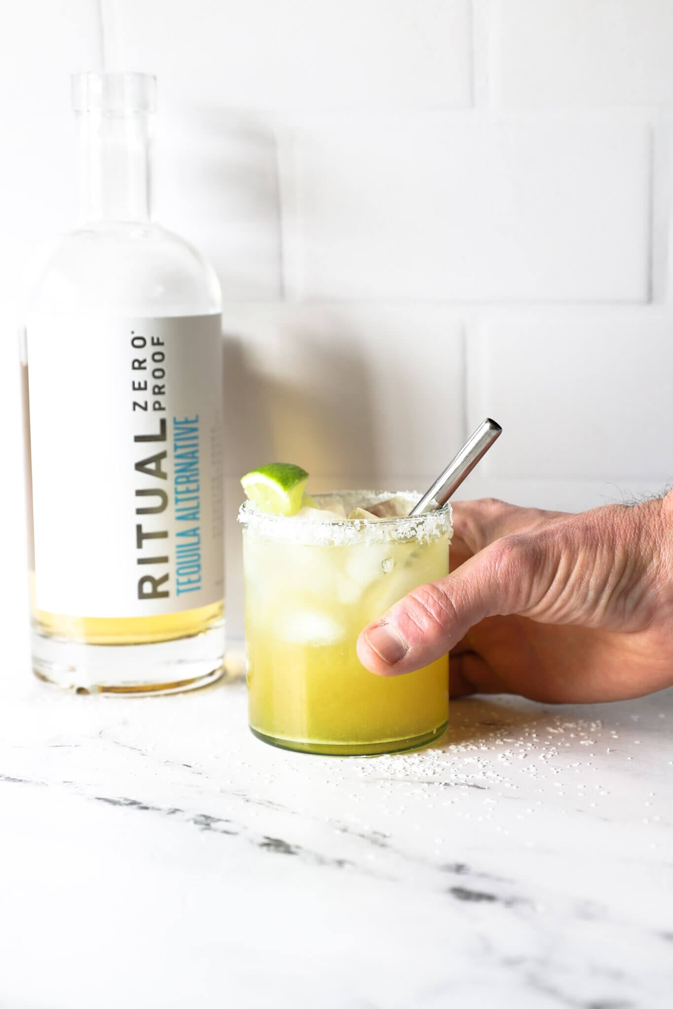 Authentic Tasting Virgin Margarita (With ZeroProof Tequila) Real