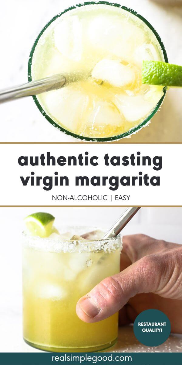 Authentic Tasting Virgin Margarita (With Zero-Proof Tequila)