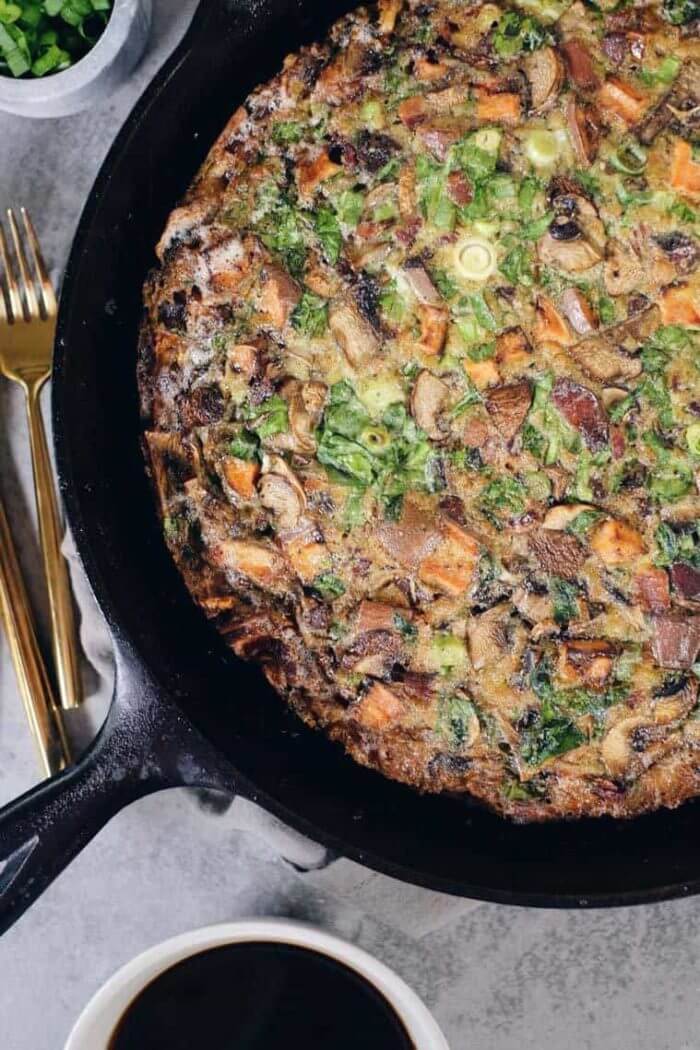 Bacon Sweet Potato Frittata (Paleo + Whole30) Real Simple Good