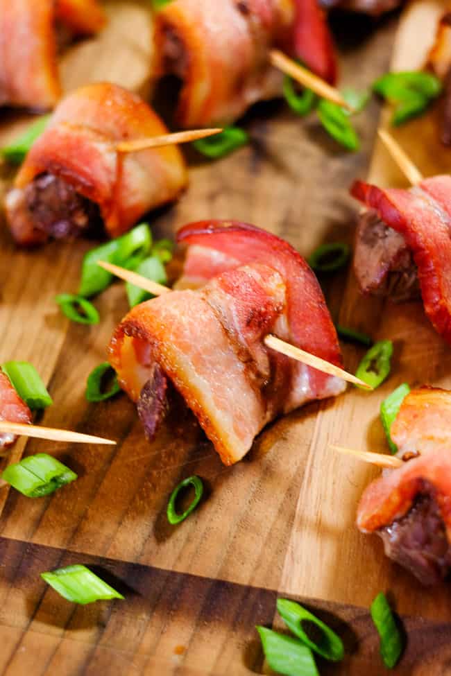 Bacon Wrapped Steak Bites