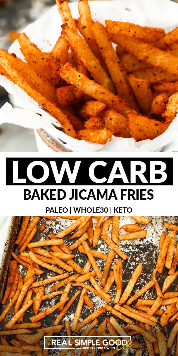 Extra Crispy Jicama Fries (Oven or Air Fryer)