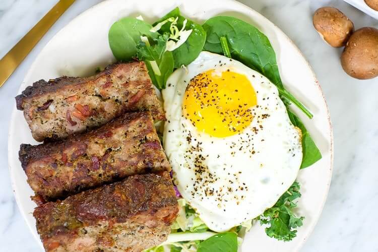 Breakfast Meatloaf  Paleo  Whole30   Keto  - 40