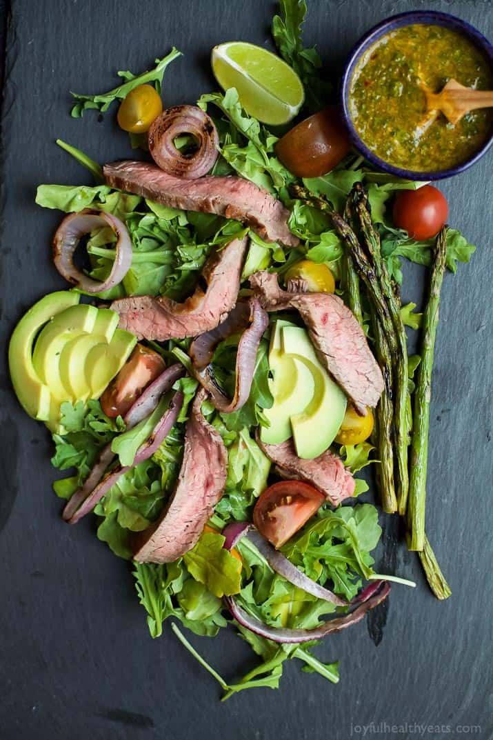 Stop getting bored and learn how to build the perfect salad. 6 easy steps to build endless variations of helathy salds with nutritious ingredients! Paleo, Gluten-Free, Dairy-Free and Whole30. | realsimplegood.com