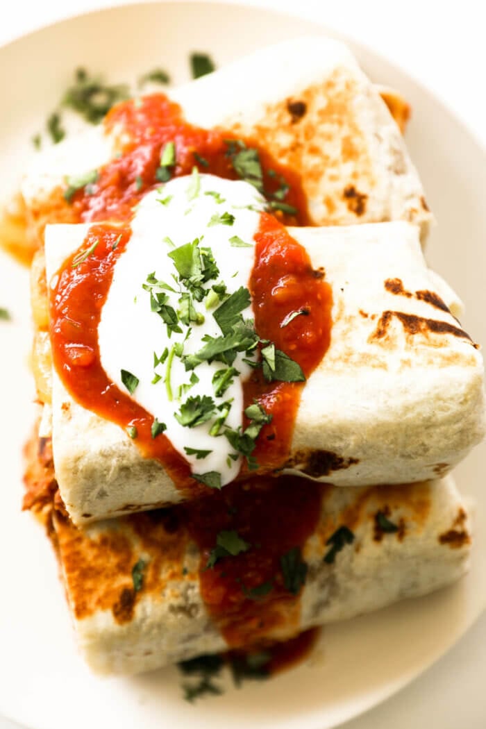 Easy  Cheesy   Baked Carnitas Burritos - 11