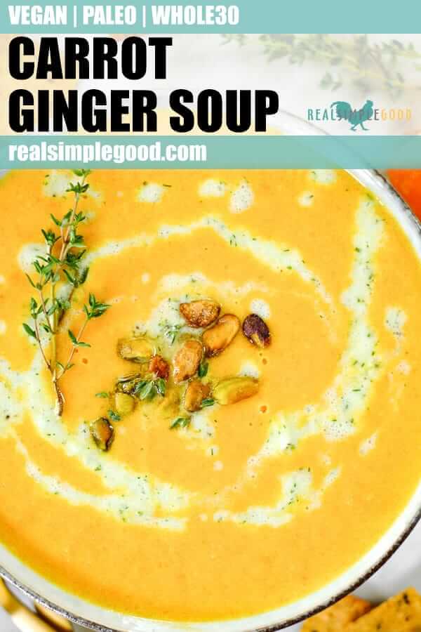 Carrot Ginger Soup Recipe - Food Fanatic