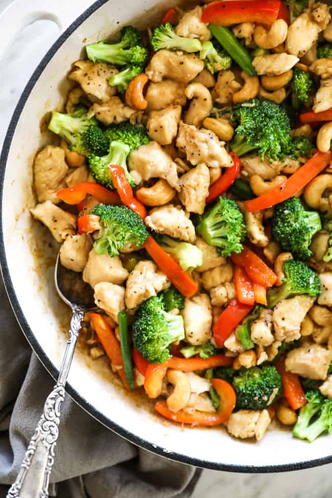 Healthy Cashew Chicken (Paleo + Whole30) - Real Simple Good