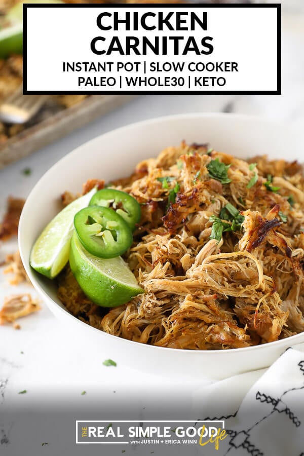 Chicken Carnitas  Juicy   Crispy     Slow Cooker or Instant Pot - 41