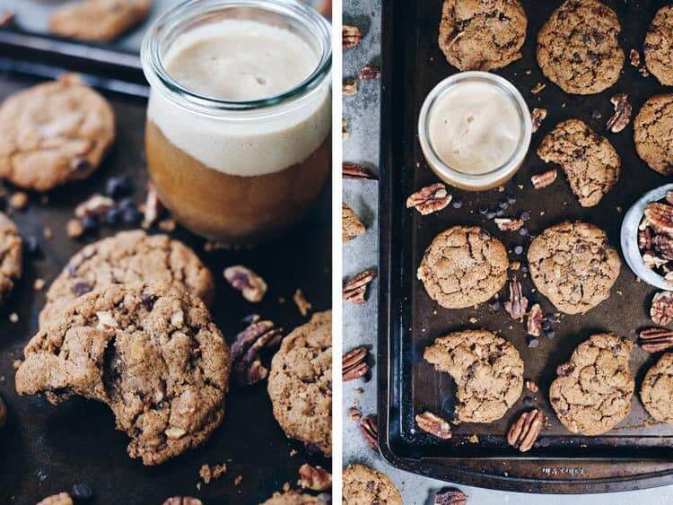 These Paleo chocolate chip pecan cookies are the perfect combo of salty and sweet, and easily a crowd pleaser! Gluten-Free + Dairy-Free. | realsimplegood.com