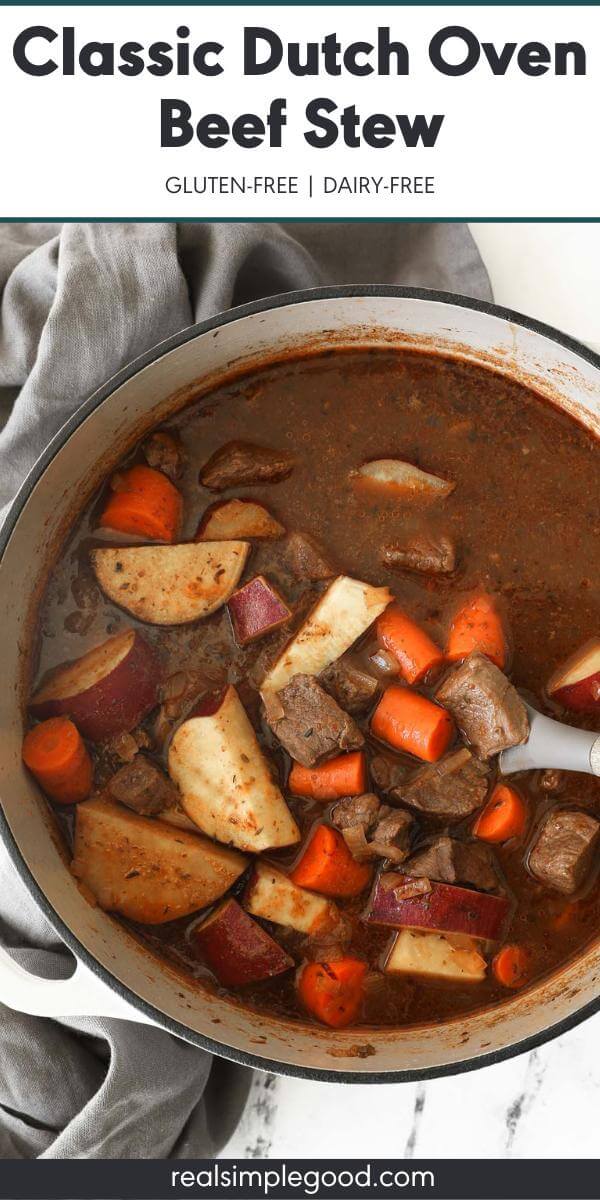 Classic, Old Fashioned Dutch Oven Beef Stew