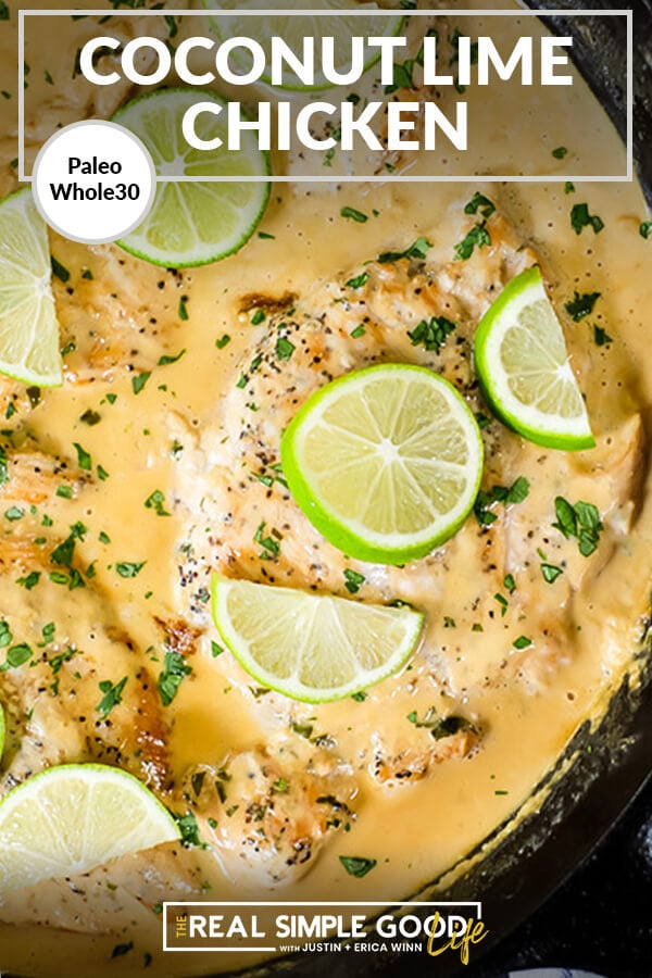 30-Minute Creamy Coconut Lime Chicken (Breasts or Thighs)