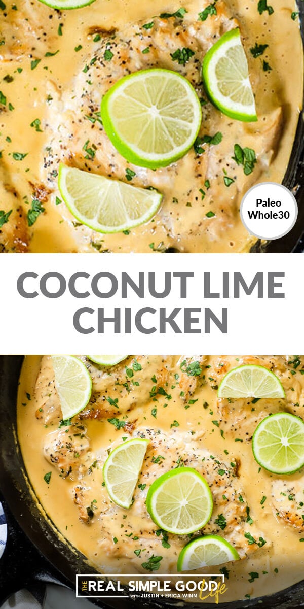 30-Minute Creamy Coconut Lime Chicken (Breasts or Thighs)